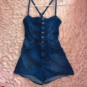 Guess large Jean romper